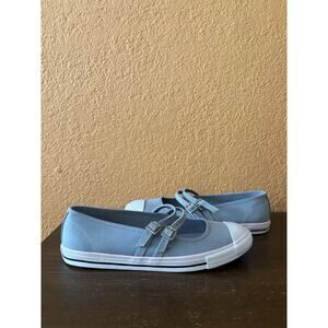 Converse Blue Buckle Chuck Taylor AllStar Dainty Mary Jane Trainers Women Siz 10